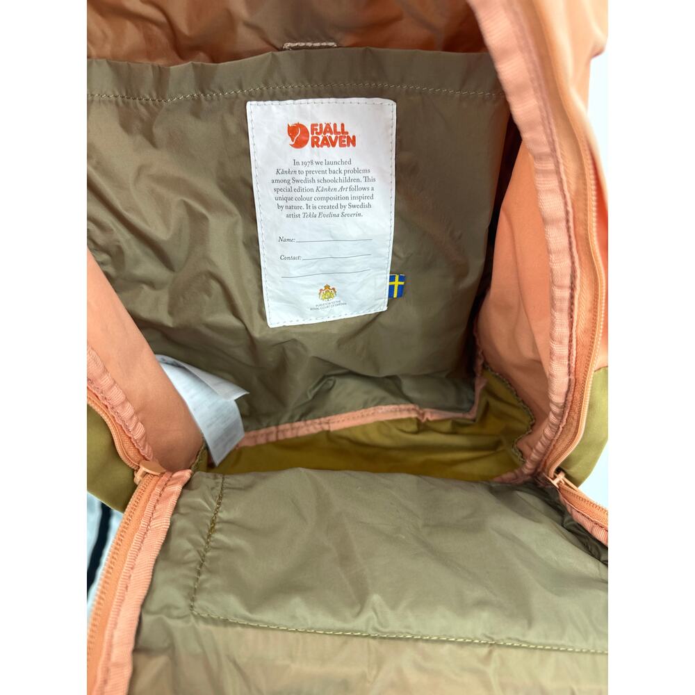 Fjällräven Kånken Art Mini backpack in a design by Tekla Severin - Picture 6 of 7